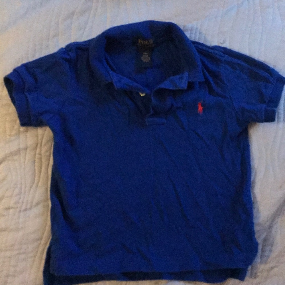 Boys blue polo size 4/4t
